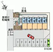 ★手数料０円★郡山市田村町徳定字苧干場　月極駐車場（LP）